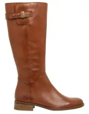 [Sandler] Jenna Mid Brown Glove Boots