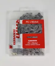 SRAM PC-1 1/2" x 1/8" Chain Silver 114 Links Single Speed (330 gram)