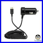 SCOSCHE StrikeDrive reversible micro USB car charger with coiled charging cable