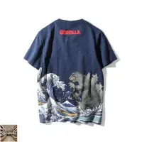 在飛比找蝦皮購物優惠-可客製 哥吉拉短袖T恤 浮世繪 哥斯拉 日本風 短袖上衣 g