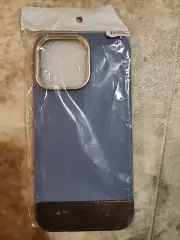 IPhone 13 Pro Max Case, Blue,Gold Shockproof