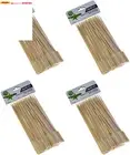 Bamboo Tepokushi Skewers 50-Pieces Set, 18 Cm Length,Sand
