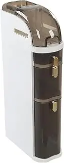 Small Spaces Gaps Bathroom Storage Cabinet, Bathroom Floor Cabinet, Vertical Storage Unit with Drawers and Casters, Narrow Tall Slim Storage Tower for Small Spaces and Gaps (C)