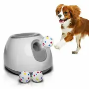 Automatic Dog Ball Launcher with 3 Balls,Ball Thrower for Dogs Resistant to Bites,Scratches with Throwing 3 Distance