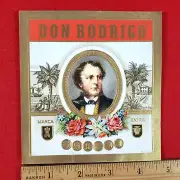 Lot of 9 Vintage Don Rodrigo Cigar Box Crate Labels
