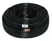40m RG6 Quad Shield F-Type Coax Cable Digital TV Foxtel Optus Telstra NBN HFC