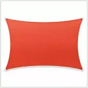 COLOURTREE Sun Shade Screen Canopy 16'x20' Patio Rectangle Pergola Cover Red