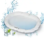Tedi's Dog Cooling Mat for Dogs,Outdoor Cooling Dog Bed Waterproof with Pillow,Non-toxic Gel,Pet Self Cooling Pad for Small Medium Large Cats,Dogs,Summer Ice Cool Pet Pads,Gradation Blue