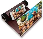 12''Screen Magnifier, 3D HD Foldable Cellphone Amplifier Screen Enlarger, Suitable for Watching Movie Videos On All Smartphones