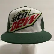 New Pugs Officially Licensed Mountain Mtn Dew Soda Snap Back Trucker Hat Cap
