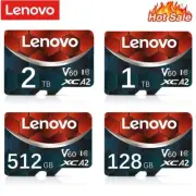 Lenovo Micro SD Card Class10 V60 TF Memory Card High Speed 128/256/512GB 1TB 2TB