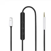 USB C to 2.5mm Male Cable for QC25/QC35/QC35II/QC45 Headphone Cord Microphone