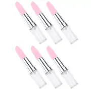 6Pcs Lipstick Shaped Ballpoint Pen Novelty Lipstick Shaped Writing Pen for Women