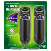 Nicorette QuickMist X 150 Sprays X 2