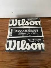 Wilson Titanium CORE + PLUS Golf Balls, White - New