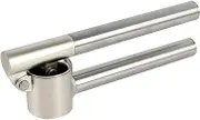 Labymos 304 Stainless Steel Garlic Press Lengthened Garlic Squeezer Garlic Peeler Garlic Clamp Garlic Masher Household 273g