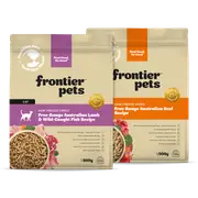 MEDIUM PACK COMBO | Free-Range Beef + Lamb & Fish | Raw Freeze-Dried Cat Food