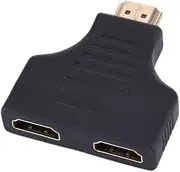 HDMI Male to Dual Female 1 in 2 Out Splitter Adapter Audio Video 1080P 4K@30Hz HD Connector