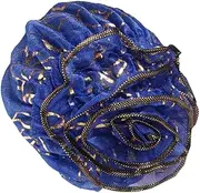 Sleeping Hat Rose Printed Elastic Turban Caps Comfortable Hair Cover for Women Soft for Nighttime Hair Protection