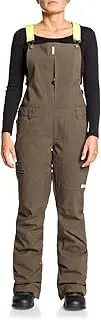 [dc] Collective Bib Womens Snowboard Pants Tarmac Sz L