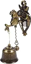 Homoyoyo Vintage Animal Doorbell Chime - Rustic Zinc Alloy Shopkeepers Bell for Outdoor Decor - Home Entrance or Dinner Parties Classic Antique Style Hanging Bell for Welcoming Guests