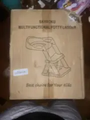 SKYROKU - Potty Training Seat with Step Stool Ladder - Blue - New In Box