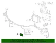 Genuine GM 2018-2022 Enclave front sensor Bracket 84913385