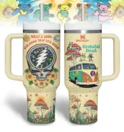 Grateful Dead Music Custom Stanley Cup 40 oz 30 oz Tumbler With Handle