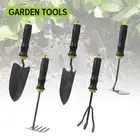 Garden Small Hand Tools Grubber Hoe Trowel Teeth Rake Bypass Pruner TPR Handle