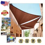 Durable 190 GSM Triangle Sun Shade Sail - 95% UV Protection - 13' Custom Size