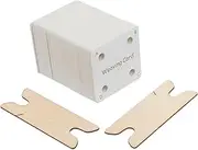 PHENOFICE 1 Set Weaving Card Kit with Tablets Shuttles DIY Tablet Weaving Supplies for Craft Enthusiasts for Making Bracelets Coasters Wall Hangings