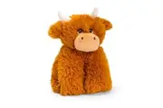 Keeleco 20cm Highland Cow Soft Animal Stuffed Plush Kids Children Toddler Toy 3+