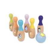 Bluey - Wooden Skittle Set, Activity Toy, Ages 3+
