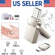 1TB 2TB Type C USB 3.0 Flash Drive Thumb Drive Memory Stick for PC Laptop New