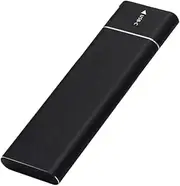 Pohsjasd External Mobile Hard Disk NVME 1TB 10Gbps Portable Hard Disk for Laptop Desktop Black