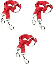 FONDOTIN 3pcs Dog Leashes Double Lead Dog Harness No Hauling Rope for Small to Large Pets