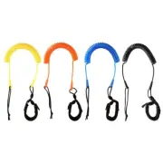 Comfortable and Secure Stand Up Paddle Board Leash Coiled 10ft Safety Rope