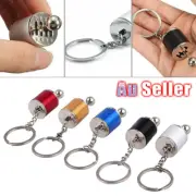 Gear Keychain Fob Key Chain Shifter Ring Box Metal Ornament Mini Small Model New