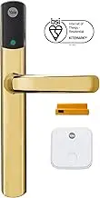 Yale Conexis L2 Smart Door Lock - Polished Brass - Remote Access from Anywhere, Anytime, No Key Needed, Compatible with Alexa, Google Assistant and Philips Hue