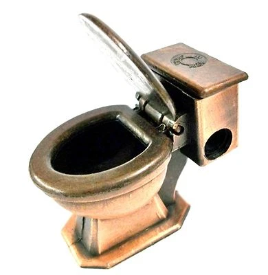 Toilet Die Cast Metal Collectible Pencil Sharpener