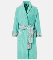 [Versace Home] Versace Home Coral Theatre cotton terry bathrobe