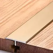 Carpet Trim Strip Transition Strip Cuttable Wood Non Slip Entrance Doorway Threshold Bar/Edge Trim Strip, Tile to Laminate Flooring Covering Strips(Gold)