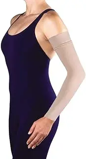 Women's 15-20 mmHg Arm Sleeve with 2" Silicone Top Band Size: Large