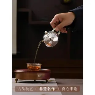 喬師傅銀壺999純銀泡茶壺文旦銀茶壺家用純手工日本高端西施銀壺