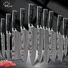 Kitchen Knife Set Chef knife Japanese Santoku Knives Damascus Pattern Cleaver