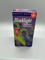 GE Reptile Rays Nighttime Heat Light Warmth 60 Watts Nib