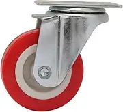 4Pcs Caster Wheel 2 Inch Swivel Top Plate Hooded Casters PVC Wheel for Furniture Trolley Rubber casters