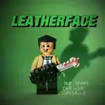 AUDUDU奧嘟嘟（現貨） ：LEATHERFACE 德州電鋸殺人魔/經典電影角色模型樂高玩偶公仔