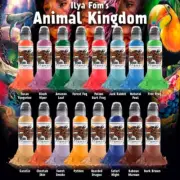 World Famous Tattoo Ink 16 Bottle Ilya Fom's Animal Kingdon Sixteen Color Set