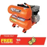 SP Air 2.5HP 2 x 8L Tank Direct Drive Air Compressor SP12-16X